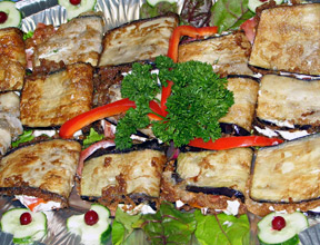 Холодная закуска “Баклажановые язычки” Холодная закуска “Баклажановые язычки”